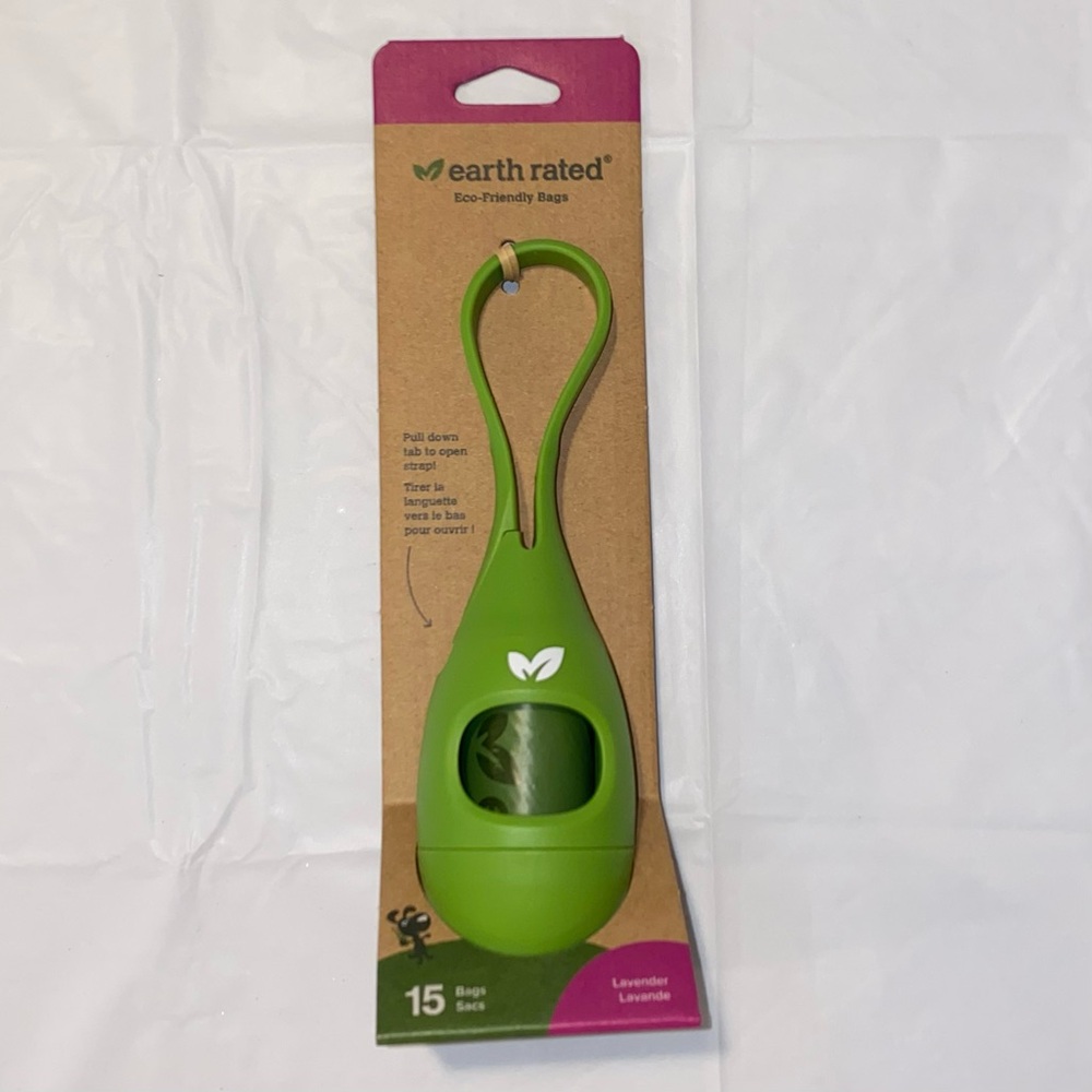 NEW | Earth Rated Poop Bag Leash Dispenser w/ Bags (Lavender Scented) - Picture 4 of 7